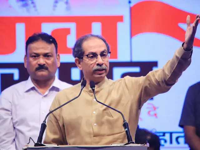 Uddhav Thackeray accuses CM Shinde of "bowing before Delhi"