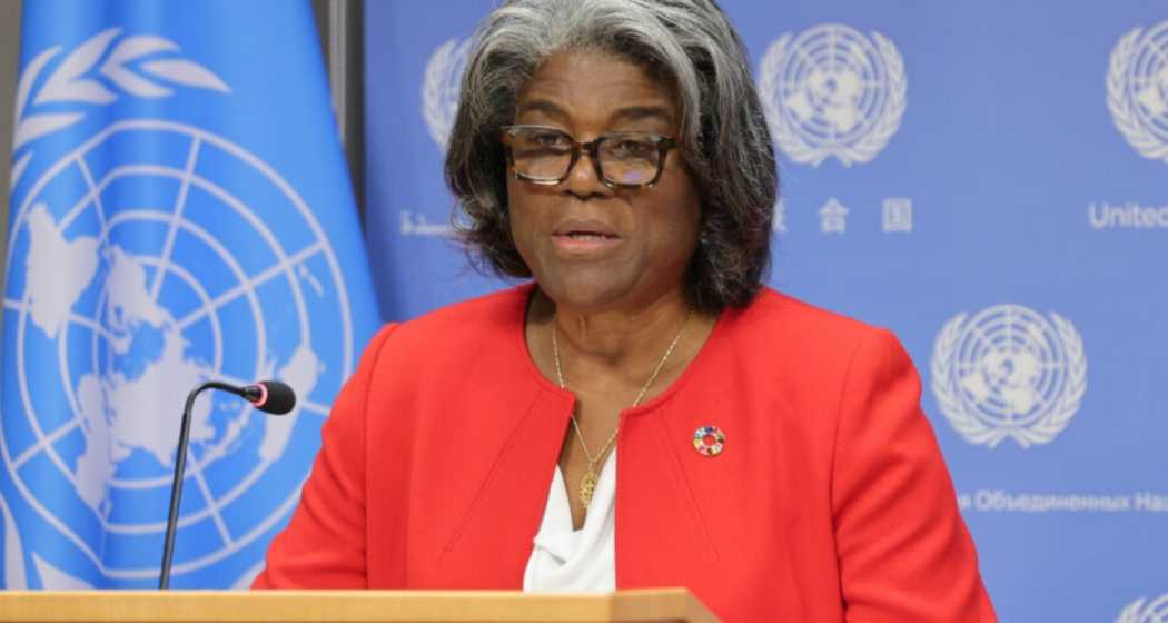 File photo of US Ambassador to the UN, Linda Thomas-Greenfield.