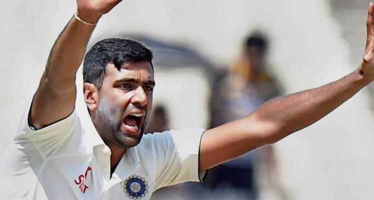 Ravichandran Ashwin during match. 