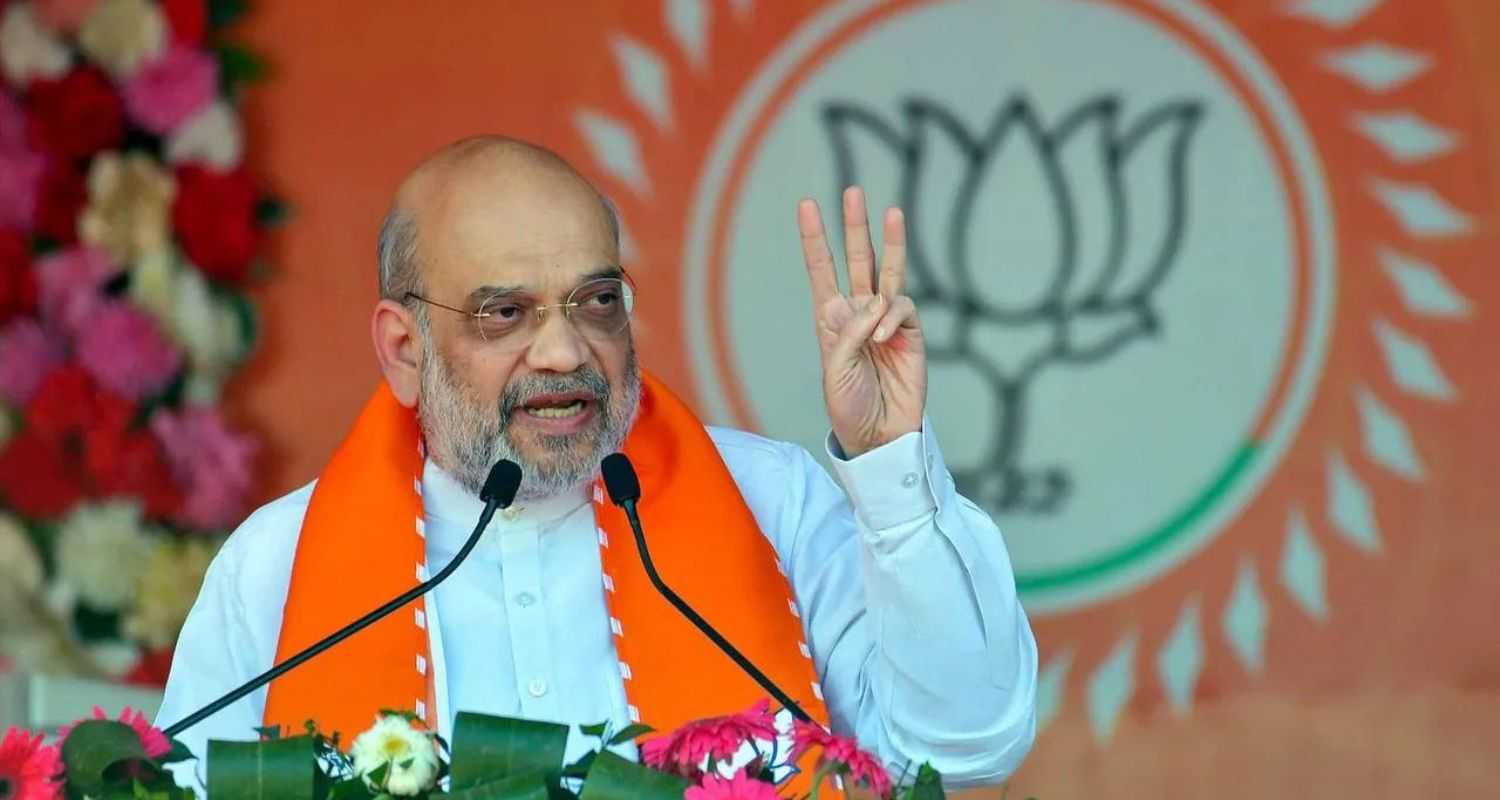 Amit Shah starts campaigning from Gandhinagar. Image X.