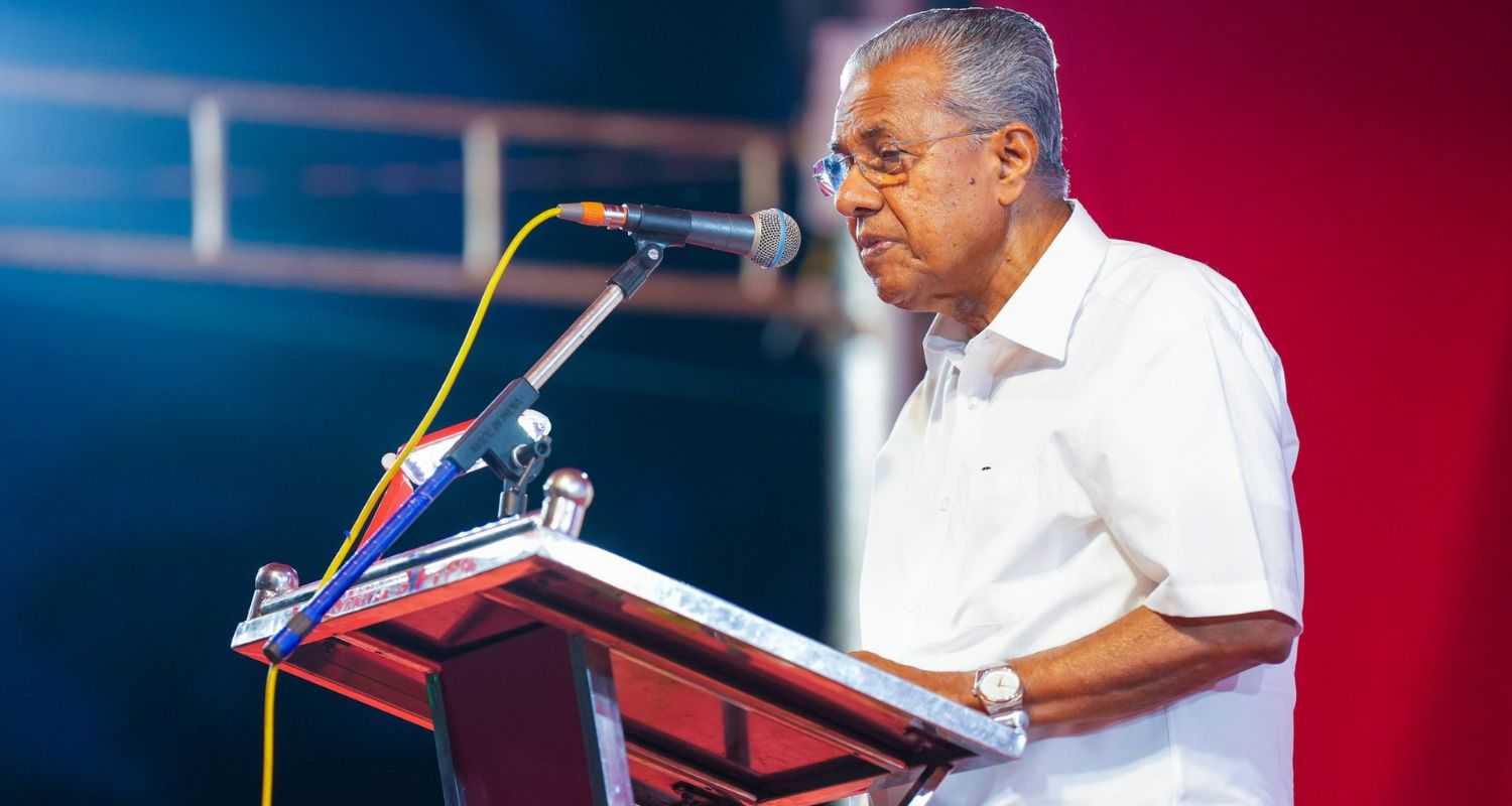 Kerala CM Pinarayi Vijayan Targets both the Parties BJP and INC for the Upcoming Elections. Image X.