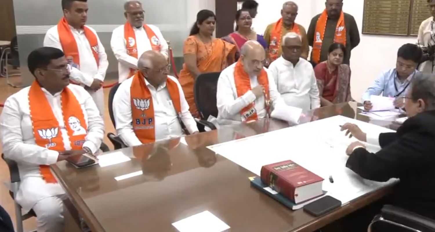 Amit Shah files Nomination from Gandhinagar Lok Sabha Seat. 