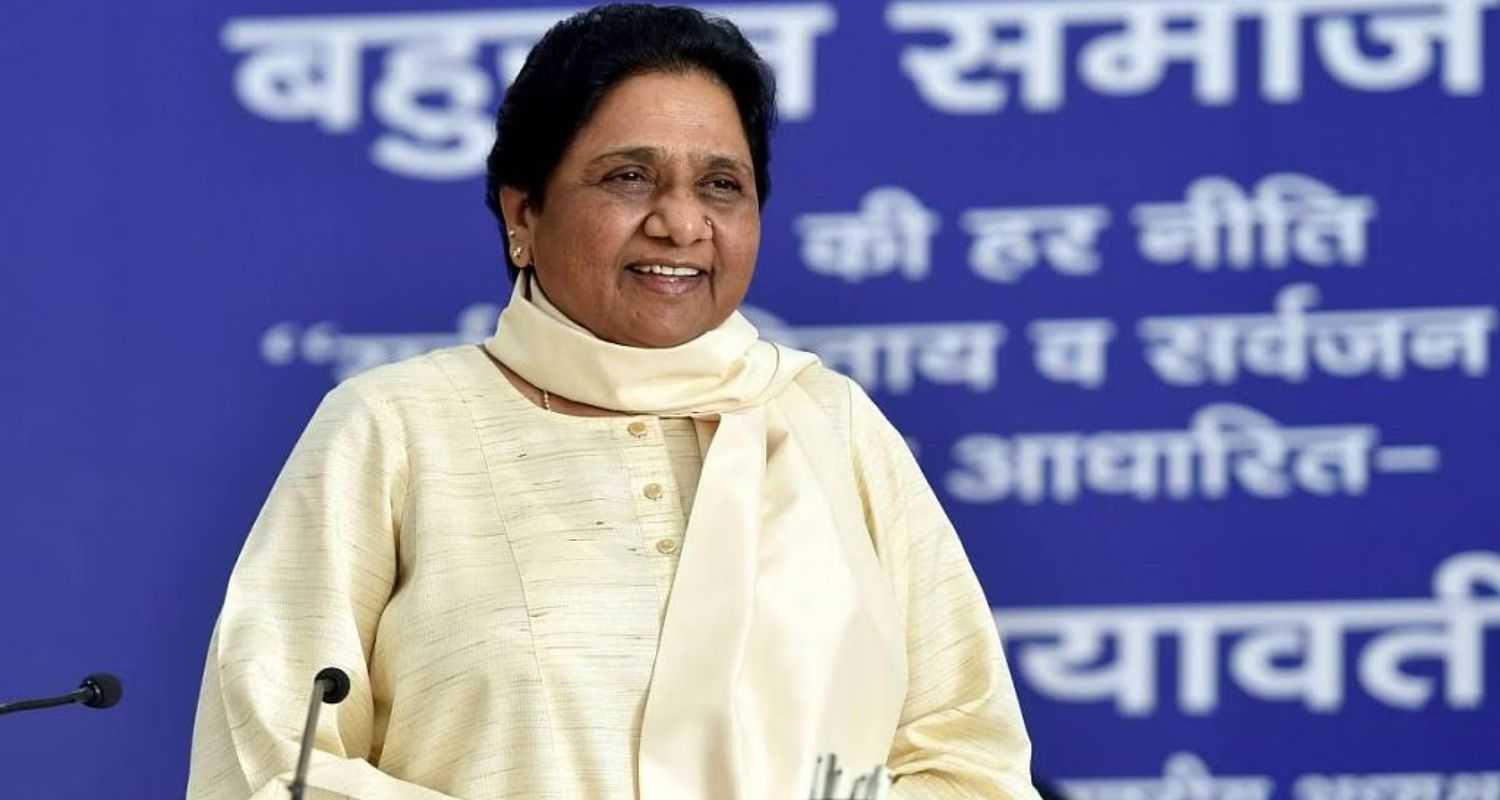 BSP's Mayawati promises of separate State. Image X.