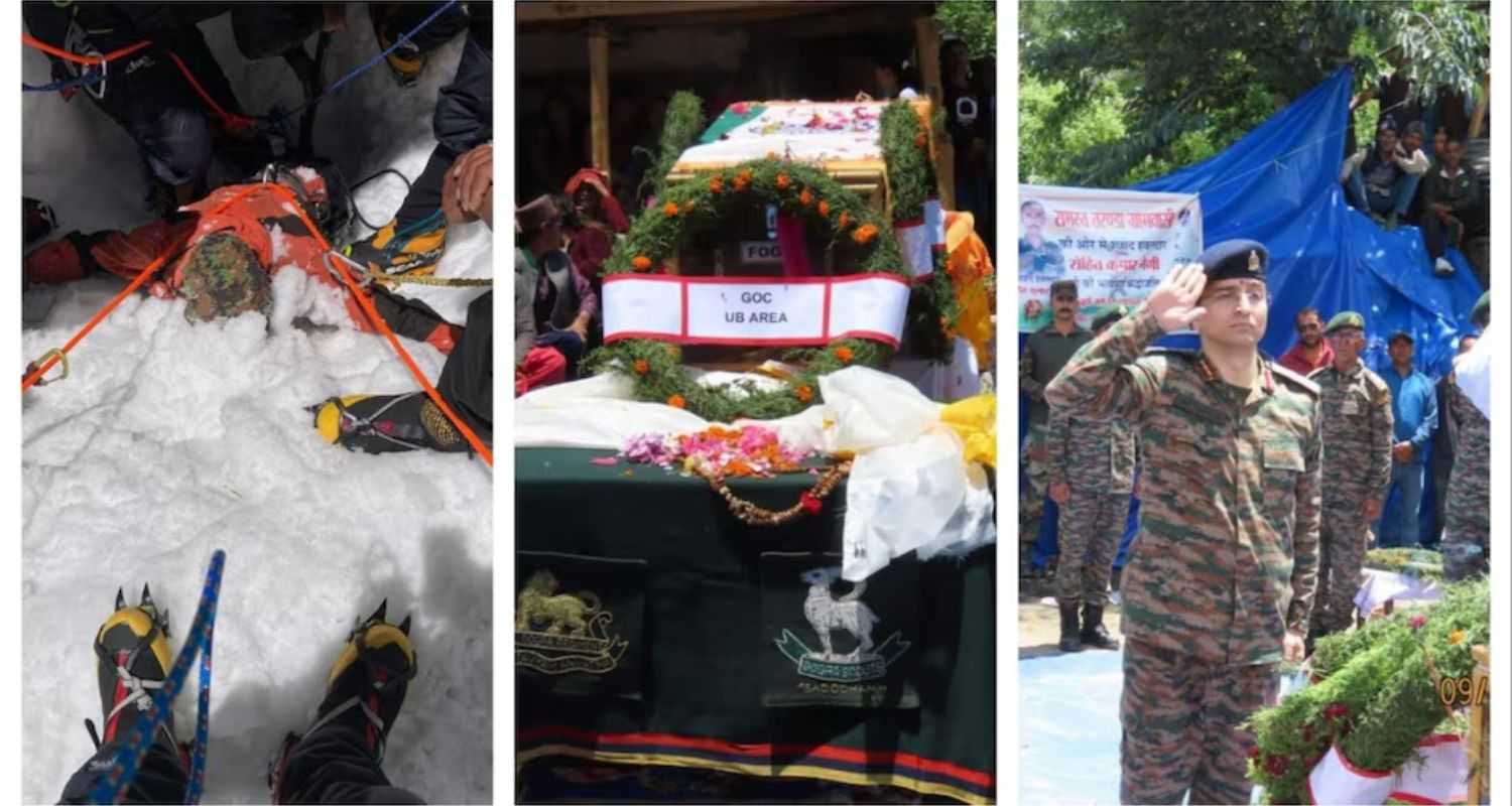 Bodies Of 3 Fallen Soldiers Recovered After 8 Months From LAC.