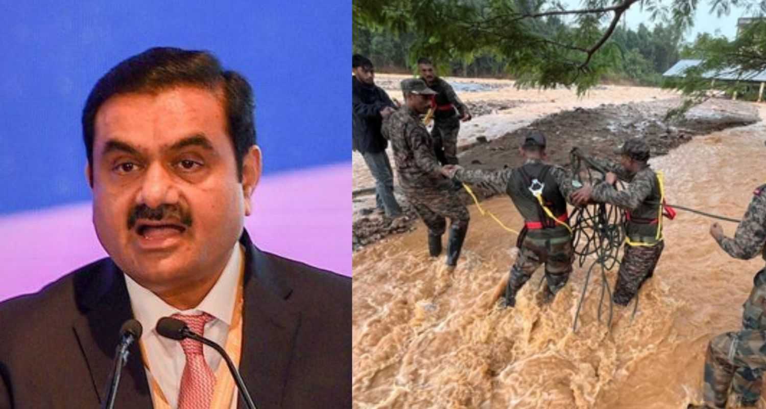 Adani Pledges Rs 5 Crore to Support Kerala Landslide Victims.