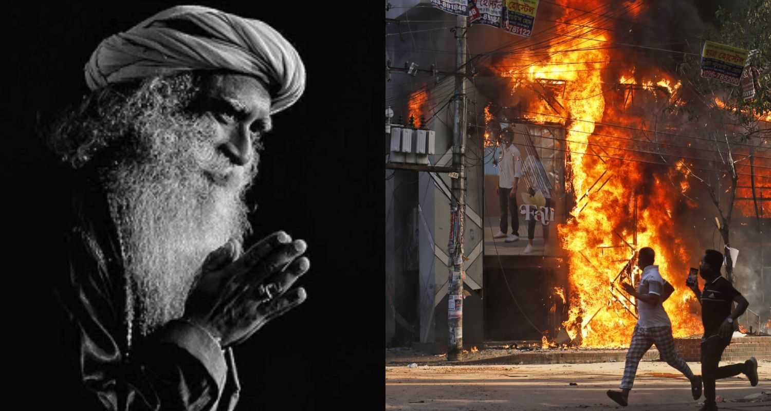 Sadhguru Highlights India's Responsibility To Protect Hindus in Bangladesh.