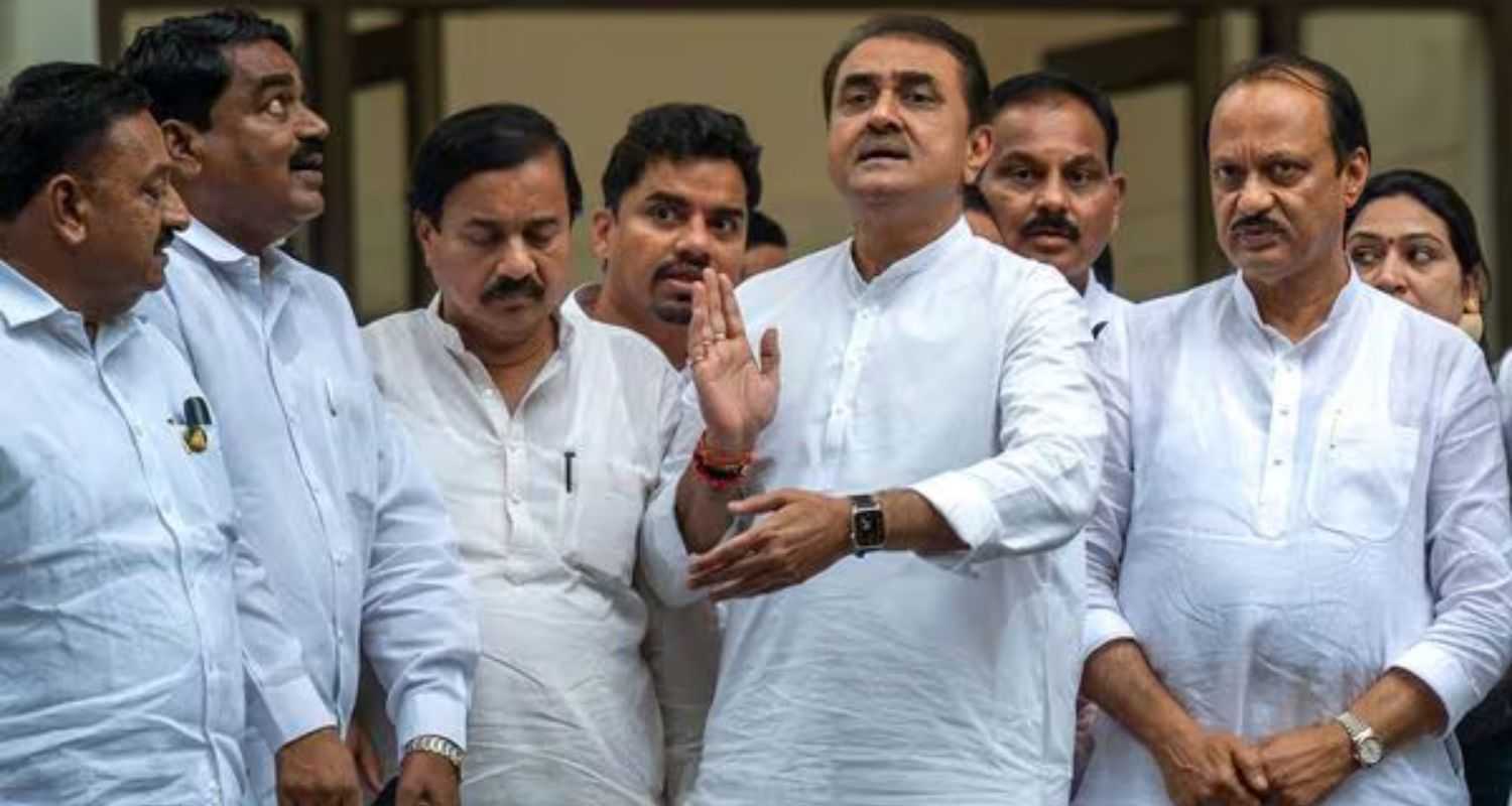 NCP MP Praful Patel Avoids Comment on Ajit Pawar's Family Issue.