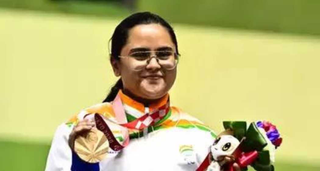 Paralympic shooter Avani Lekhara.