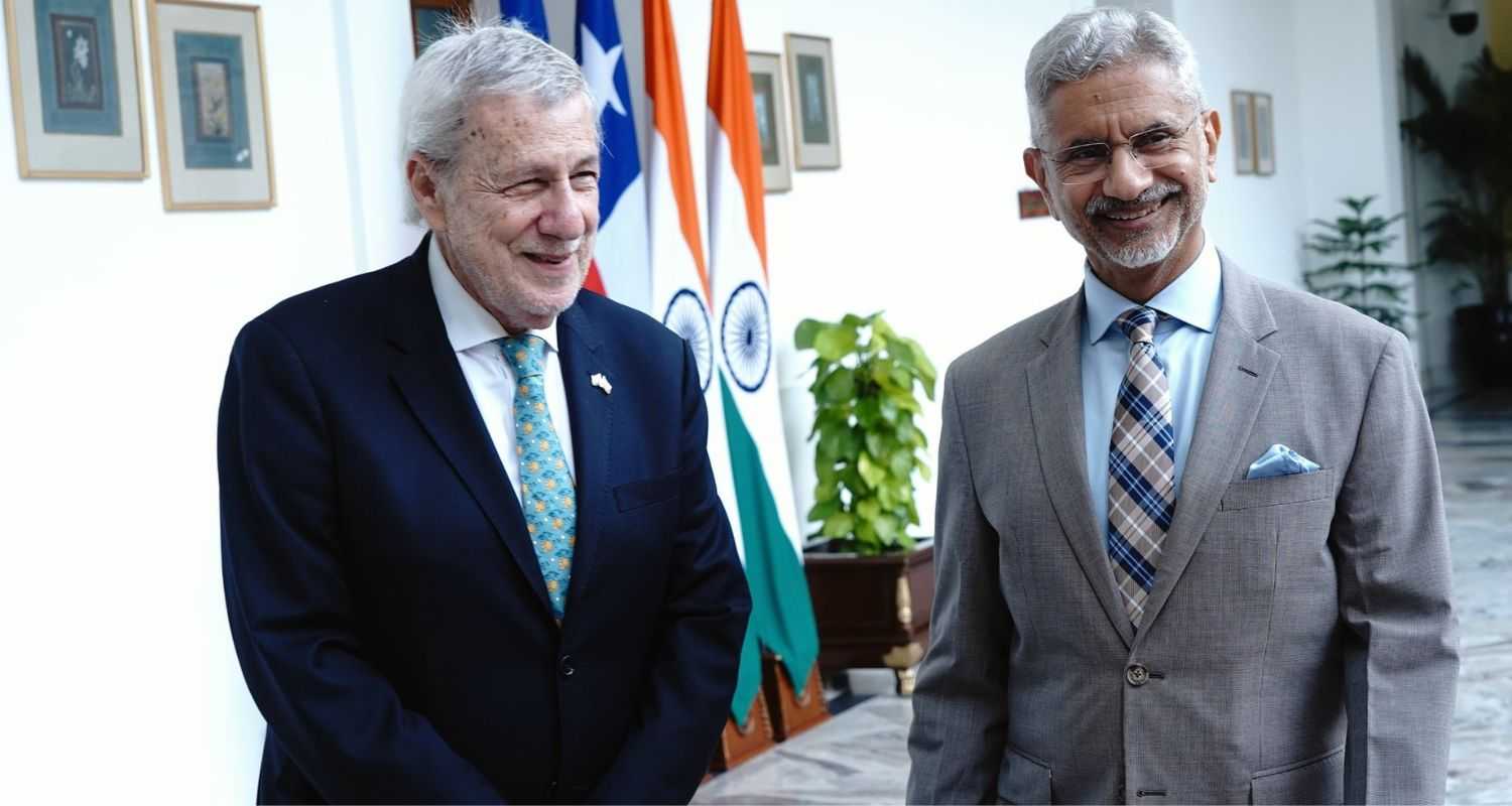 India And Chile Discuss Cooperation At Joint Commission Meeting.