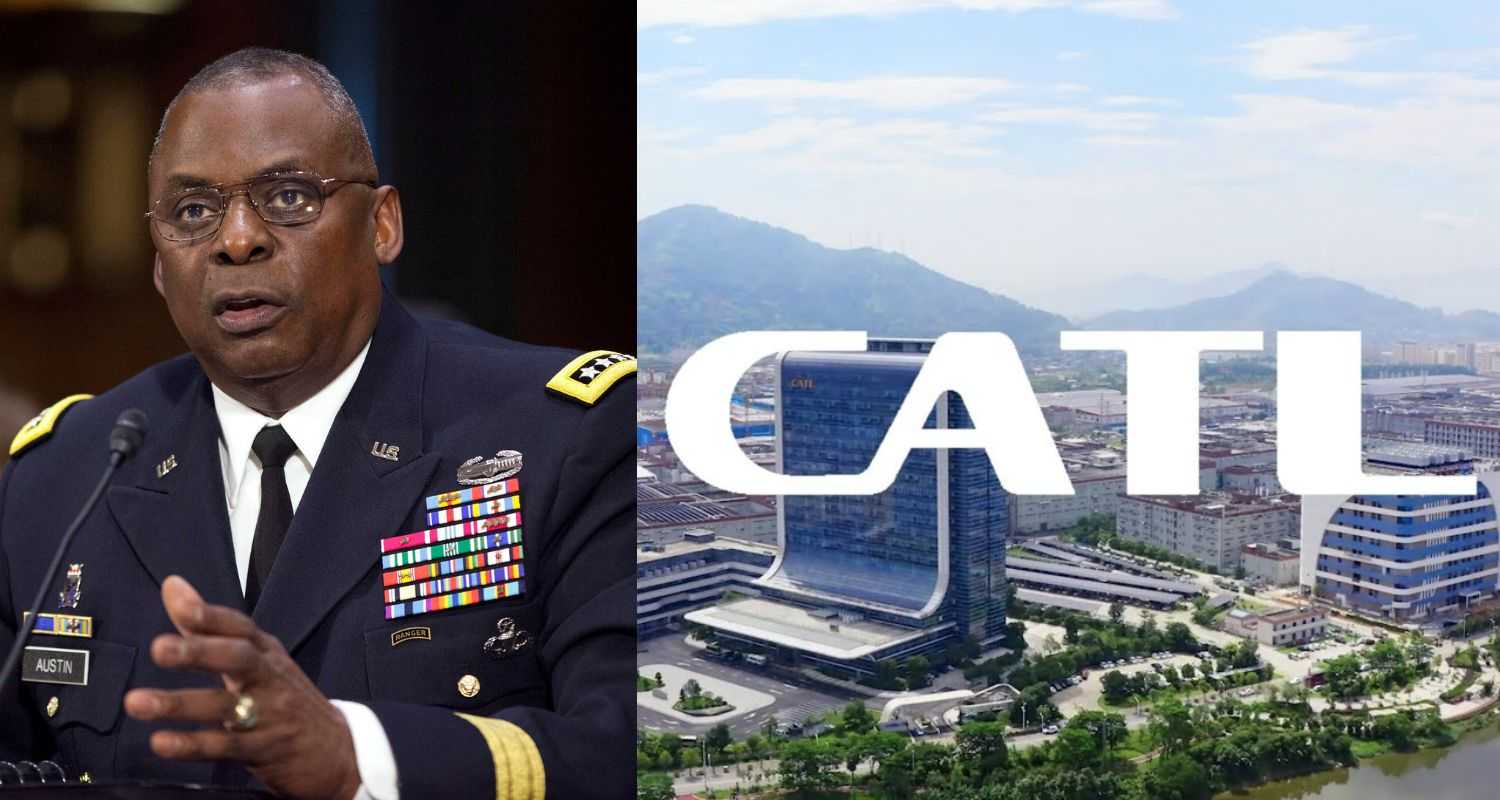 Lawmakers Urge Lloyd Austin to Ban China’s CATL Over Security Concerns.