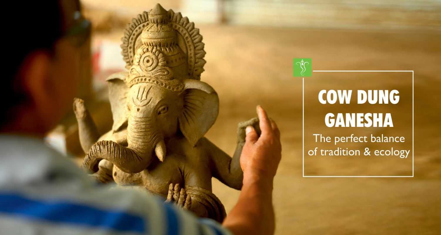 Green Ganesh Idols Made from Cow Dung See Growing Demand.