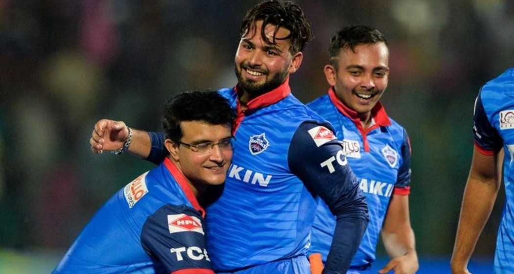 Sourav Ganguly celebrating Delhi Capital's win with Rishabh Pant in IPL 2024. File Photo. 