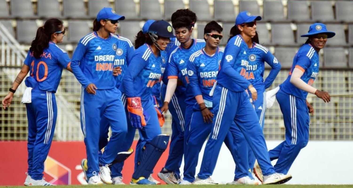 Indian women cricket team. Image taken from X. 