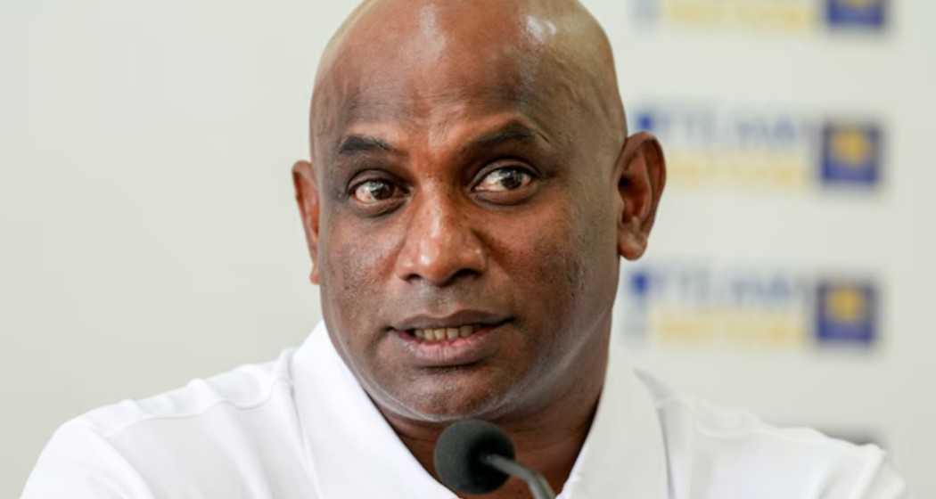 Sri Lanka's interim head coach Sanath Jayasuriya.