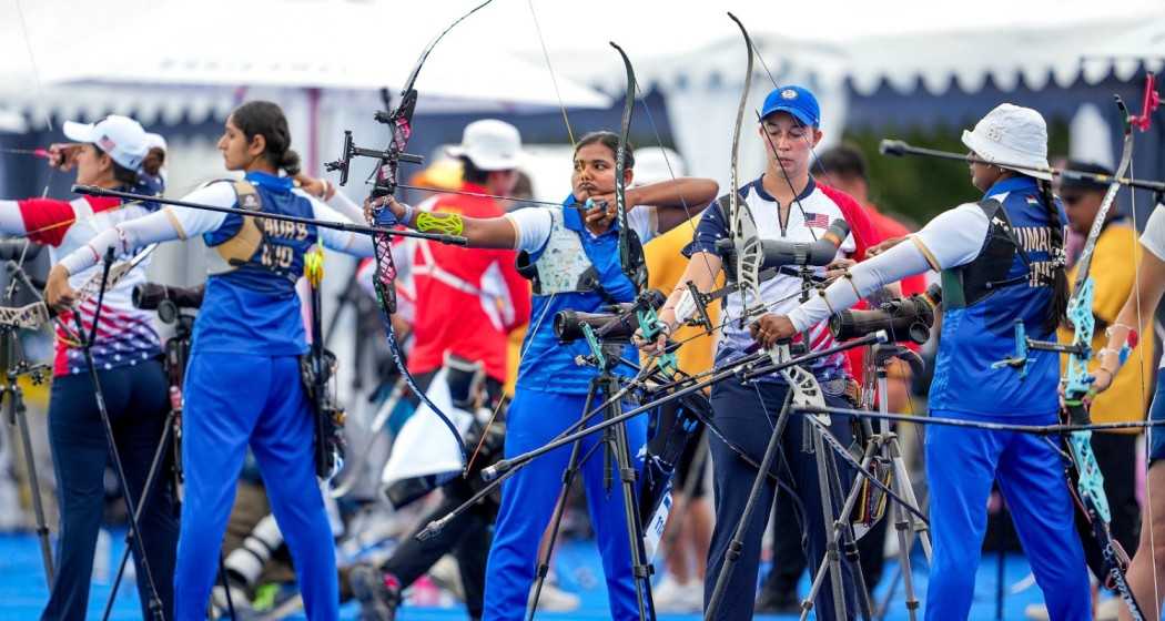 India's women squad propelled to quarterfinals at the individual ranking round today. 