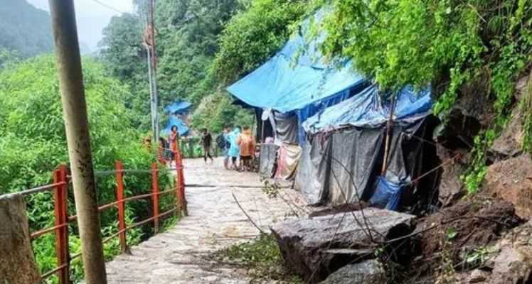 Three devotees lost their lives and eight others were injured in a landslide on the Kedarnath Dham trekking route in Uttarakhand’s Rudraprayag district on Sunday, officials reported.