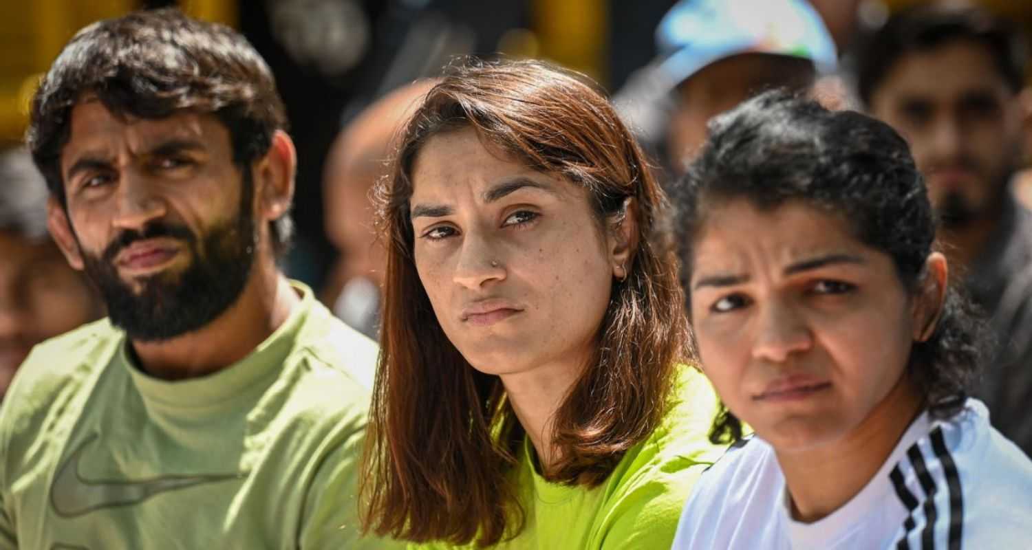 Bajrang Punia, Vinesh Phogat and Sakshi Malik. Image X.