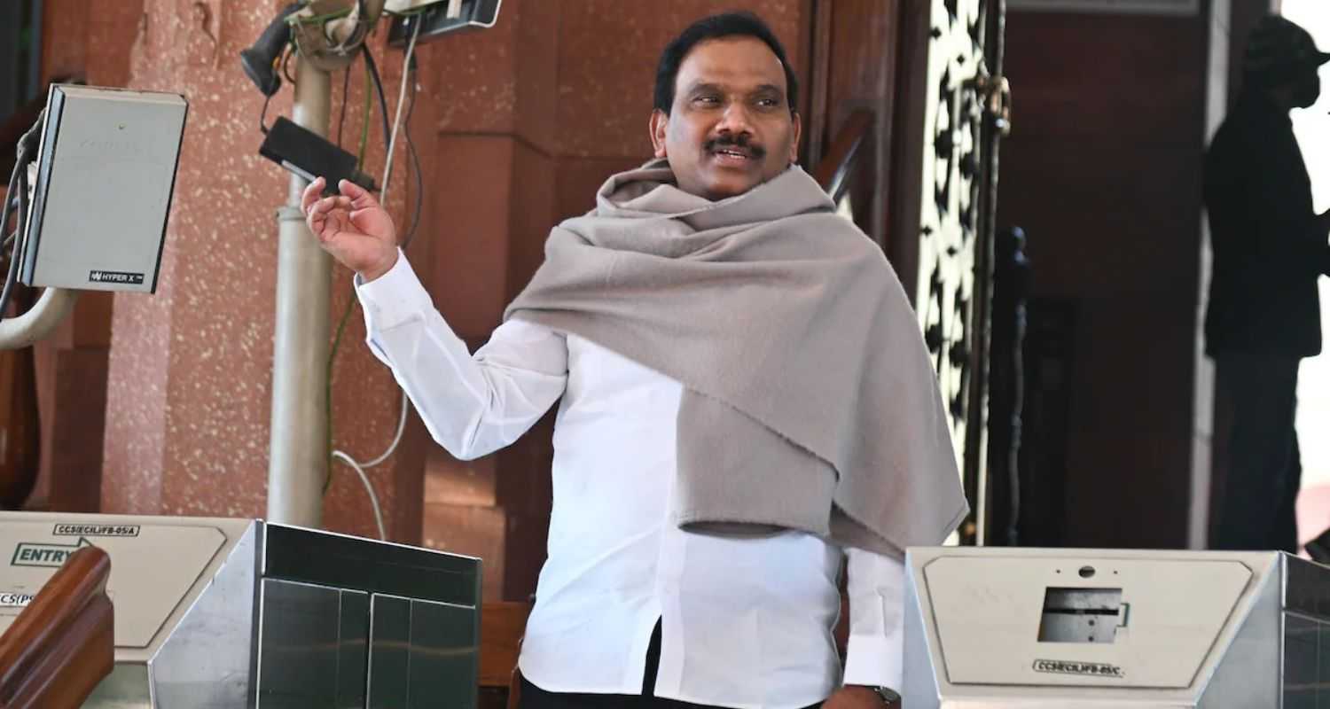 DMK MP A Raja. Image X.