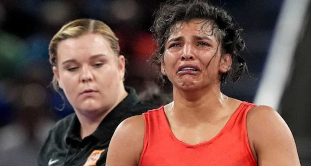 Nisha Dahiya sobs after losing quarterfinals to North Korea's Pak Sol-Gum.