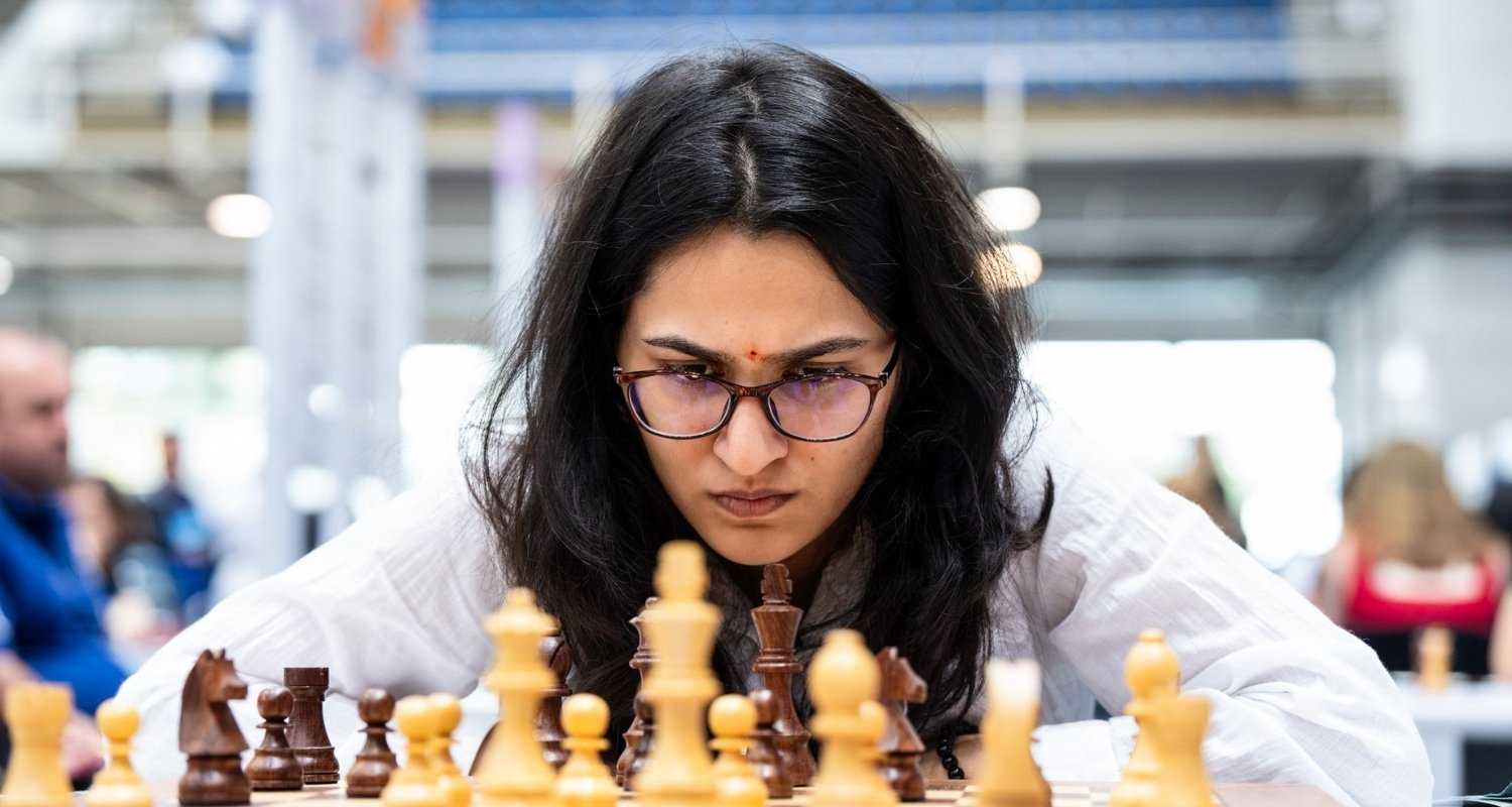 Indian Chess Grandmaster Vantika Agarwal.