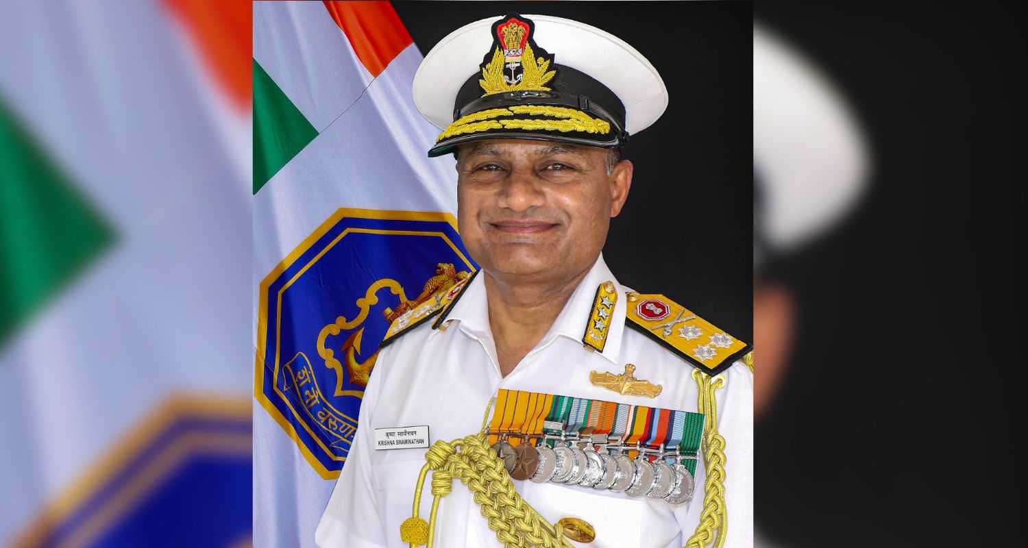 VAdm Krishna Swaminathan. 