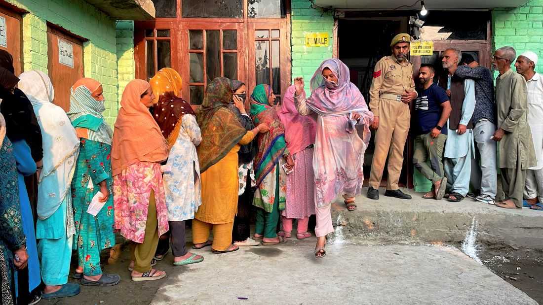 The Gulabgarh (ST) seat in the Jammu region recorded the overall highest voting percentage at 65.57, followed closely by Poonch Haveli at 62.91, EC data showed.