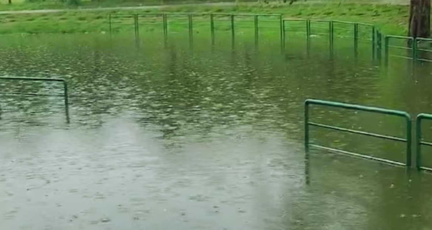 7-year-old boy drowned in a waterlogged park in Delhi's Rohini. 