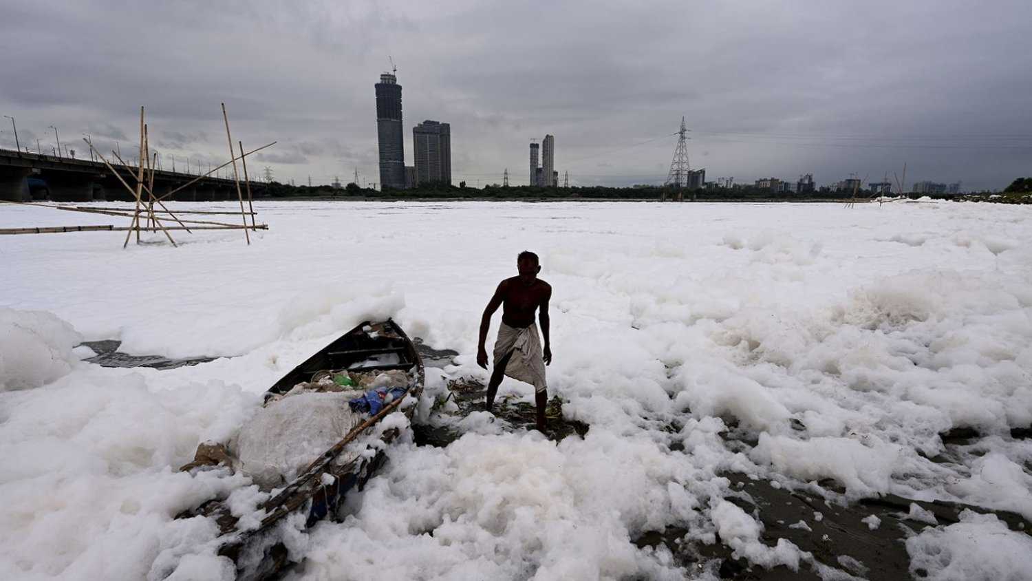 Yamuna frothing again, AAP seeks Centre's intervention