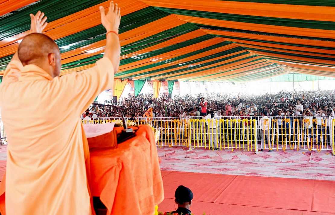 The Uttar Pradesh chief minister, who addressed poll rallies at Narwana in Jind, Rai in Sonipat and Assandh in Karnal, and asked people to reject caste politics and bring the BJP back to power in Haryana for accelerated development.