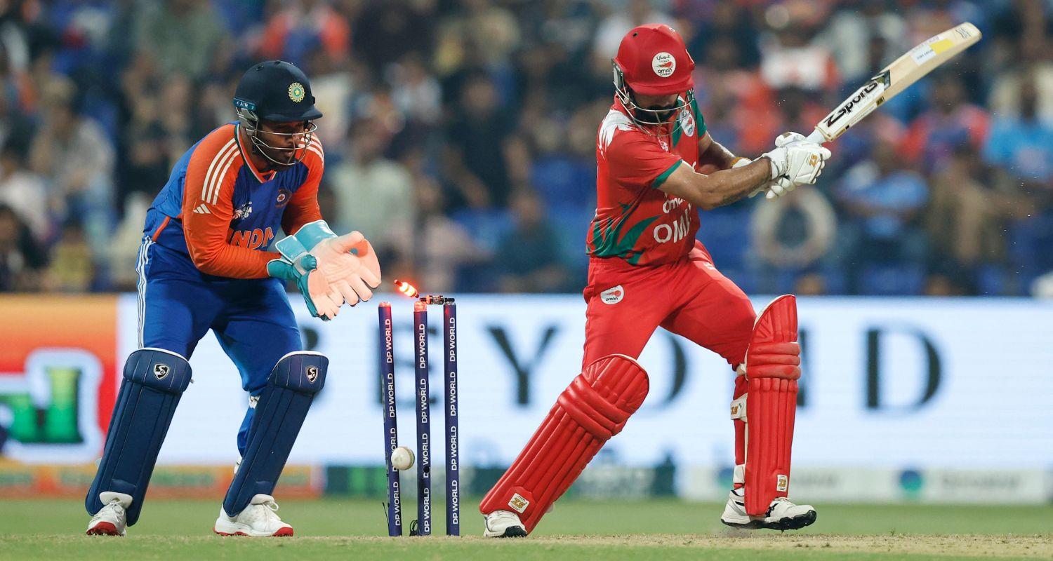 Kaleem fifty in vain as Oman fall short against India in Asia Cup.