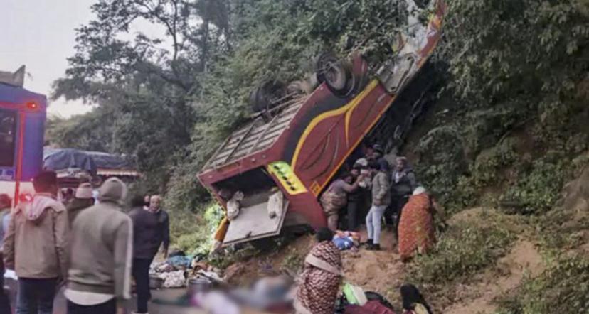 At least nine tourists killed after bus falls in gorge in AP