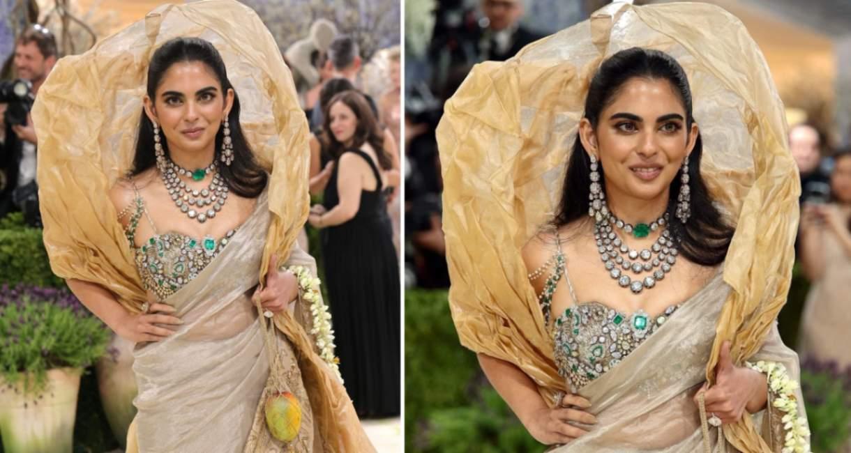 Isha Ambani blends art, fashion, heritage at Met Gala 2026