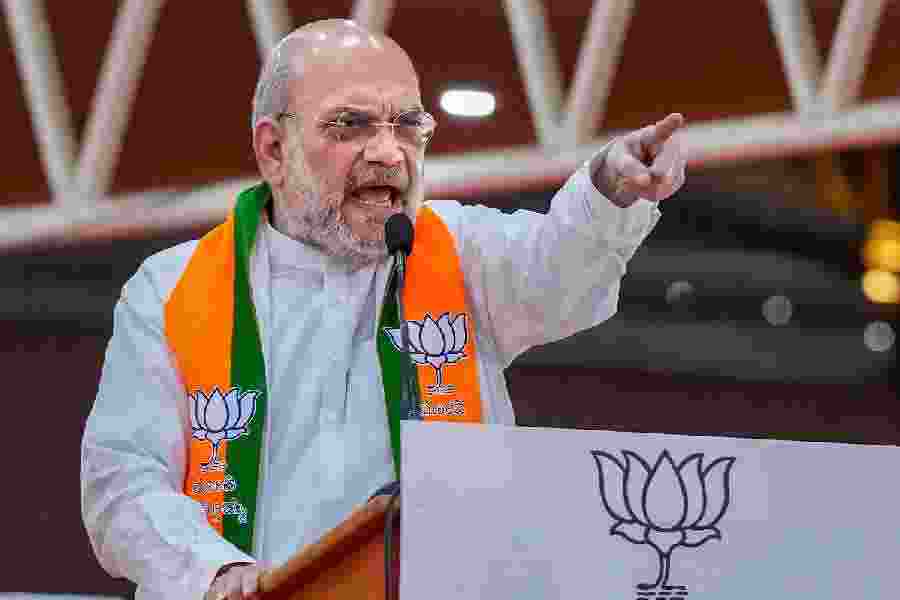 Amit Shah : SP, Congress didn't want Ram temple in Ayodhya; Modi honoured people's sentiments