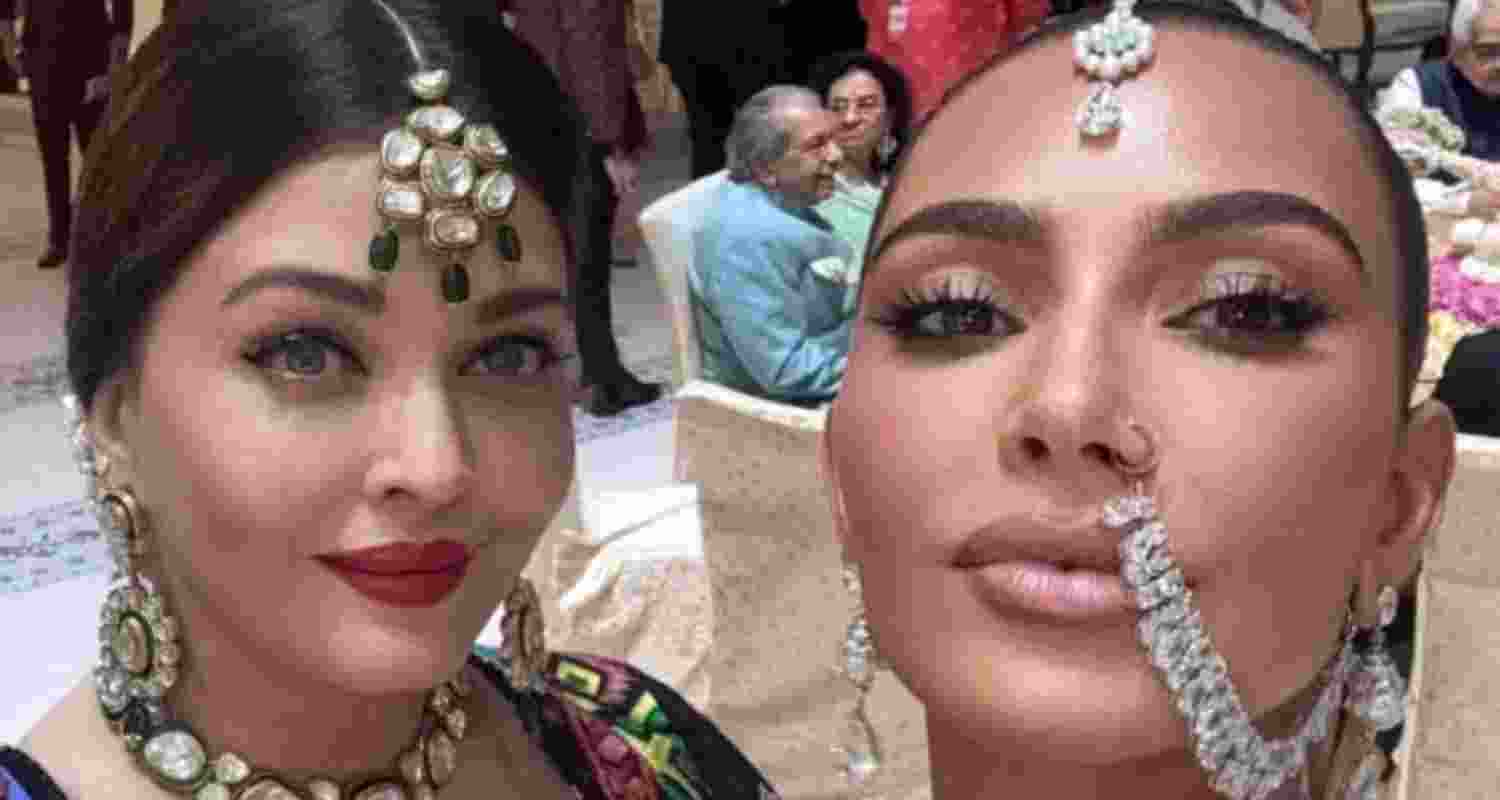 Ambani wedding: Kardashian sisters leave for US, click selfie with Aishwarya