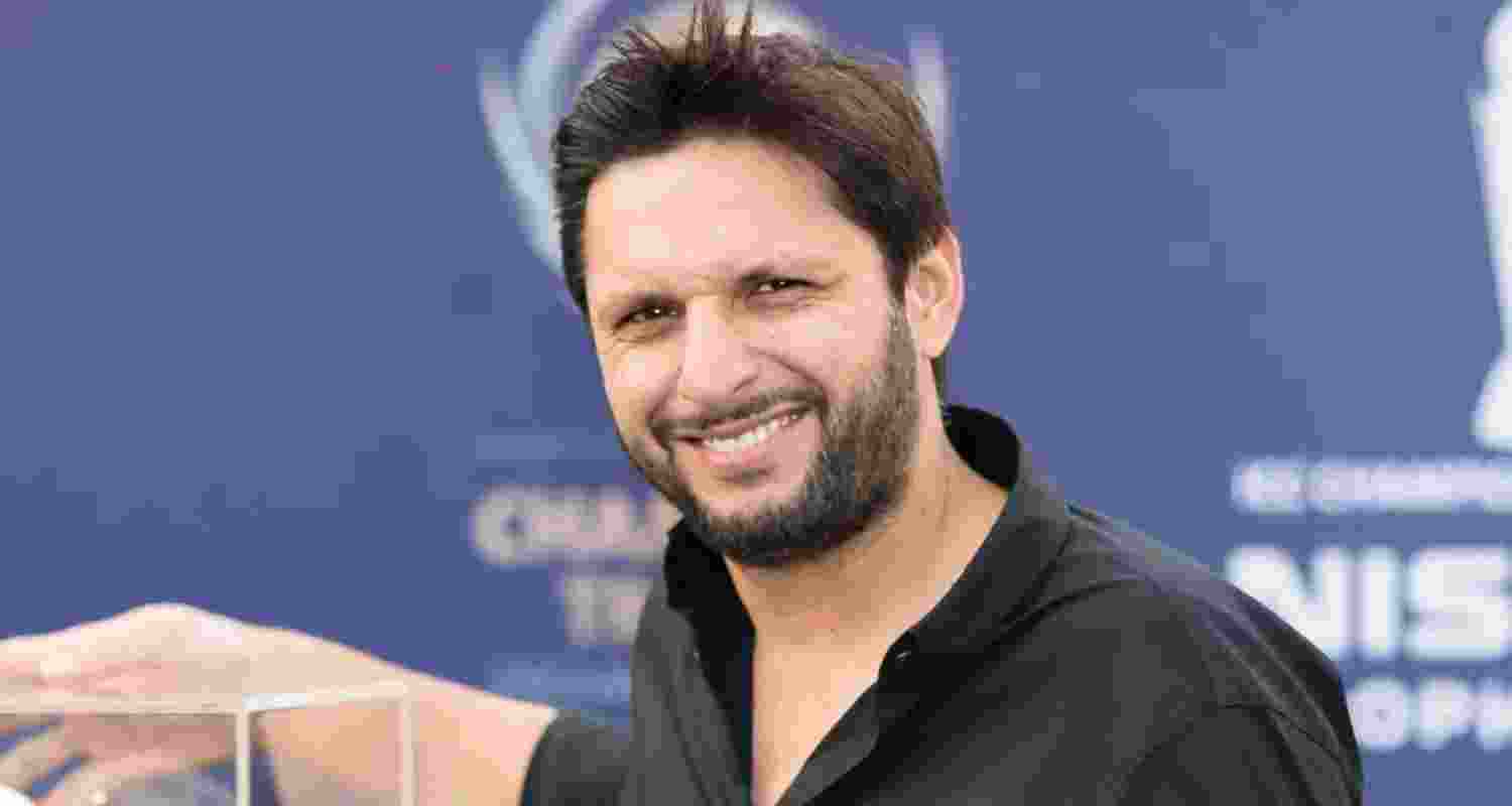 Former Pakistan cricket captain Shahid Afridi. File photo.