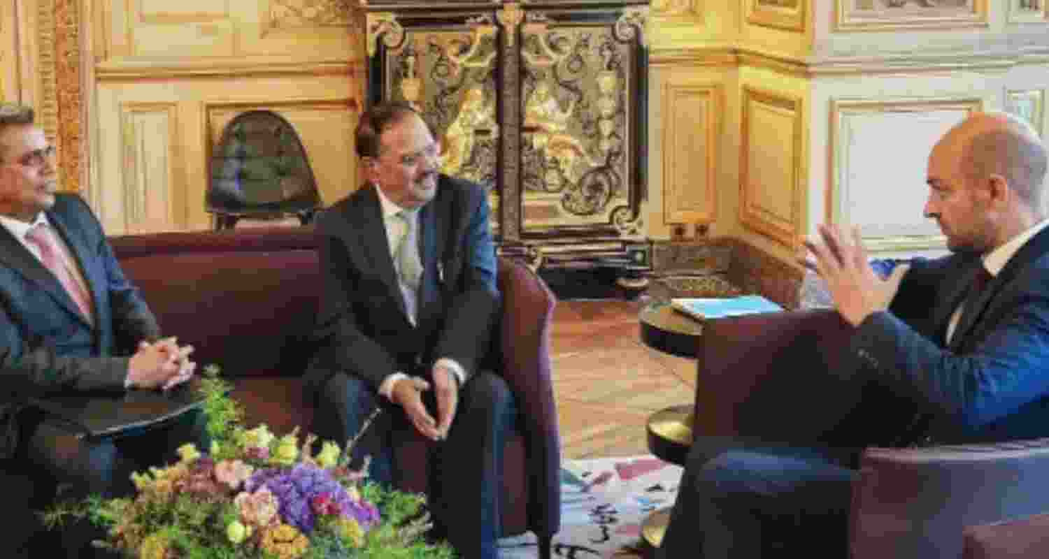 Ajit Doval meets French FM to address Middle East tensions
