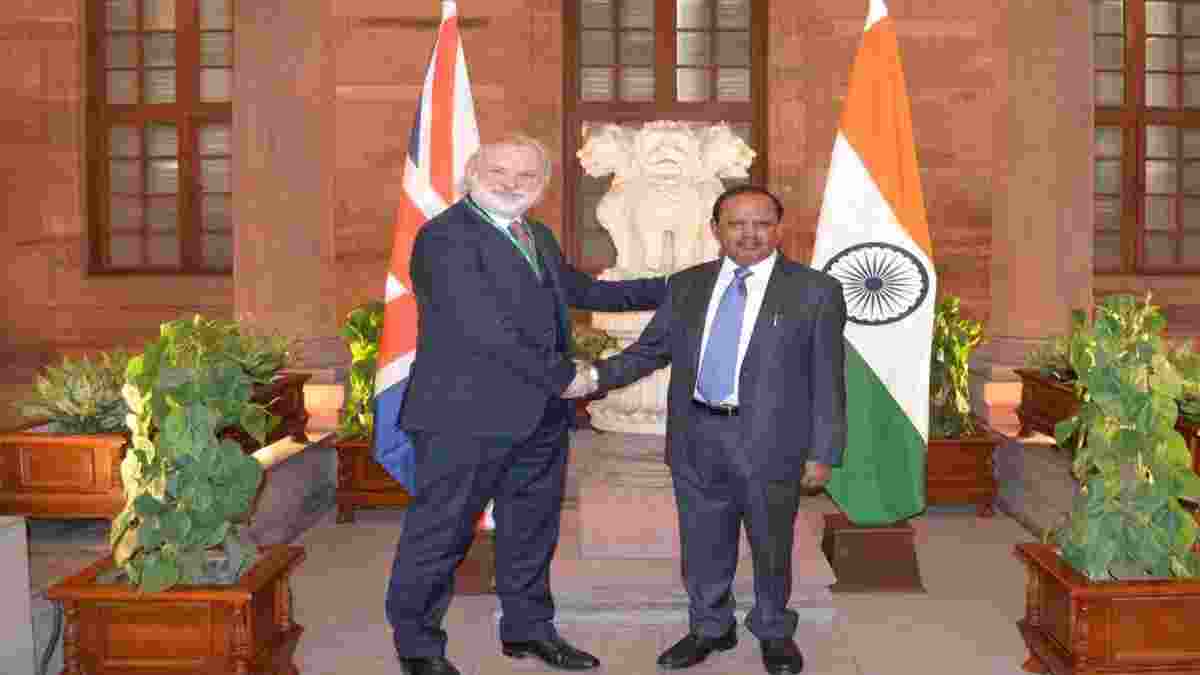 UK National Security Advisor Tim Barrow held discussions with his Indian counterpart Ajit Doval over a two-day visit commencing Thursday.