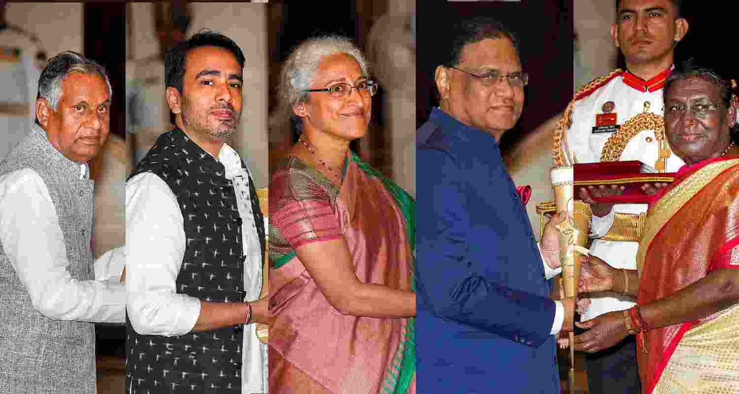 The government had announced five Bharat Ratna awards earlier this year, including one to Bharatiya Janata Party (BJP) stalwart and former deputy prime minister LK Advani. 
