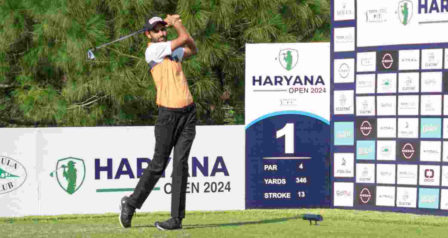 Golfer Angad Cheema. 