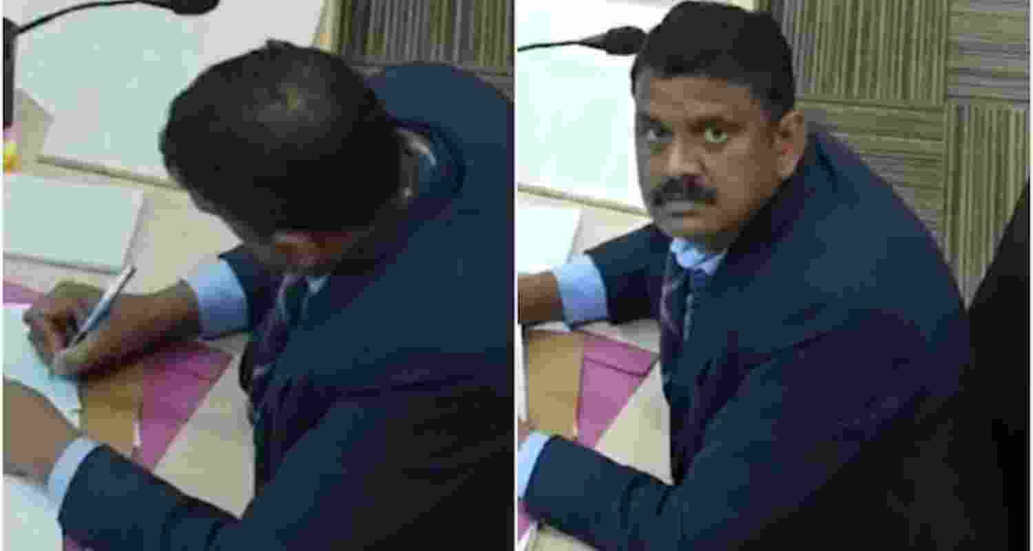 Presiding officer Anil Masih caught on video tampering with ballot papers during mayoral elections. 