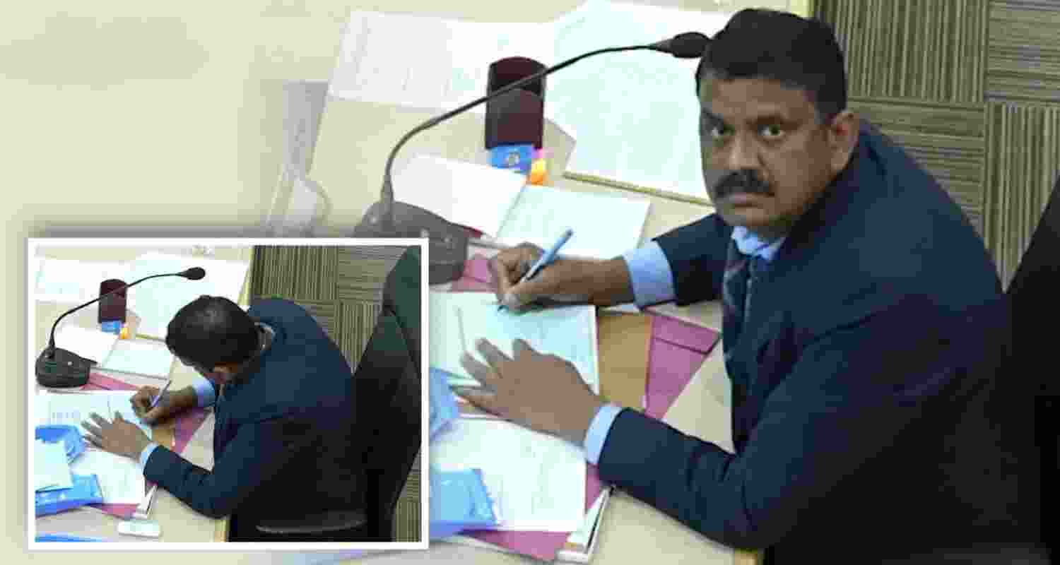 Anil Masih was captured tampering with ballot papers.