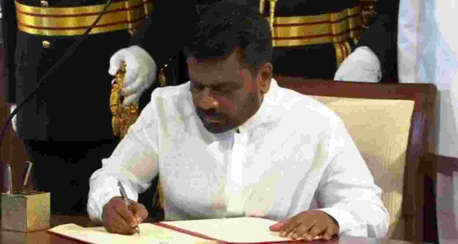 Anura Kumar Dissanayake sworn in as Sri Lankan president
