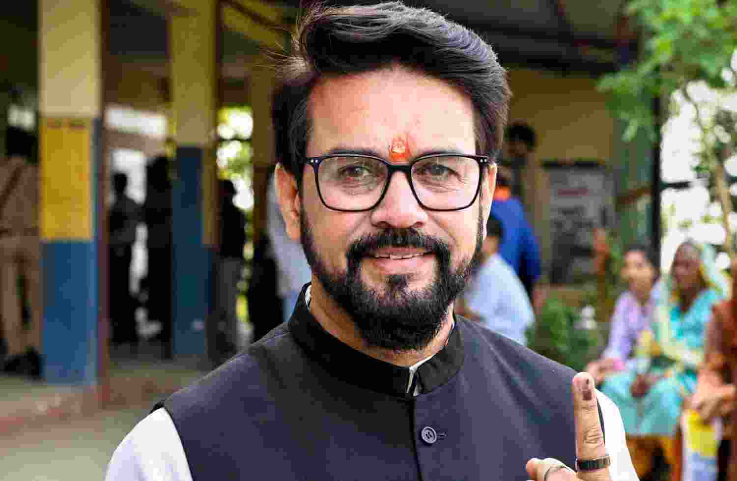 Outgoing minister Anurag Thakur stays BJP-committed