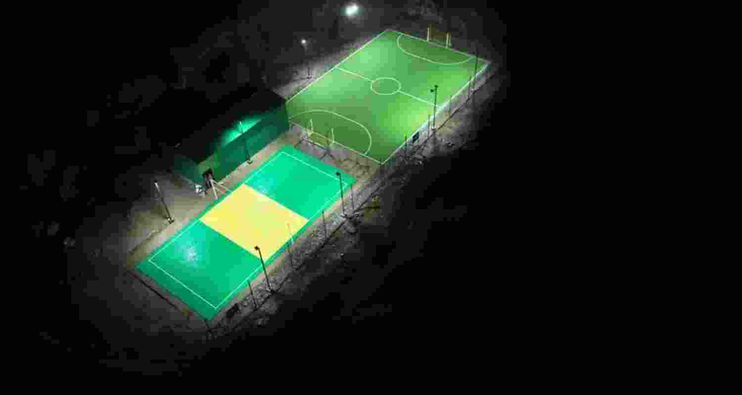 Sports infrastructure flourishes in Arunachal Pradesh's Taksing village.