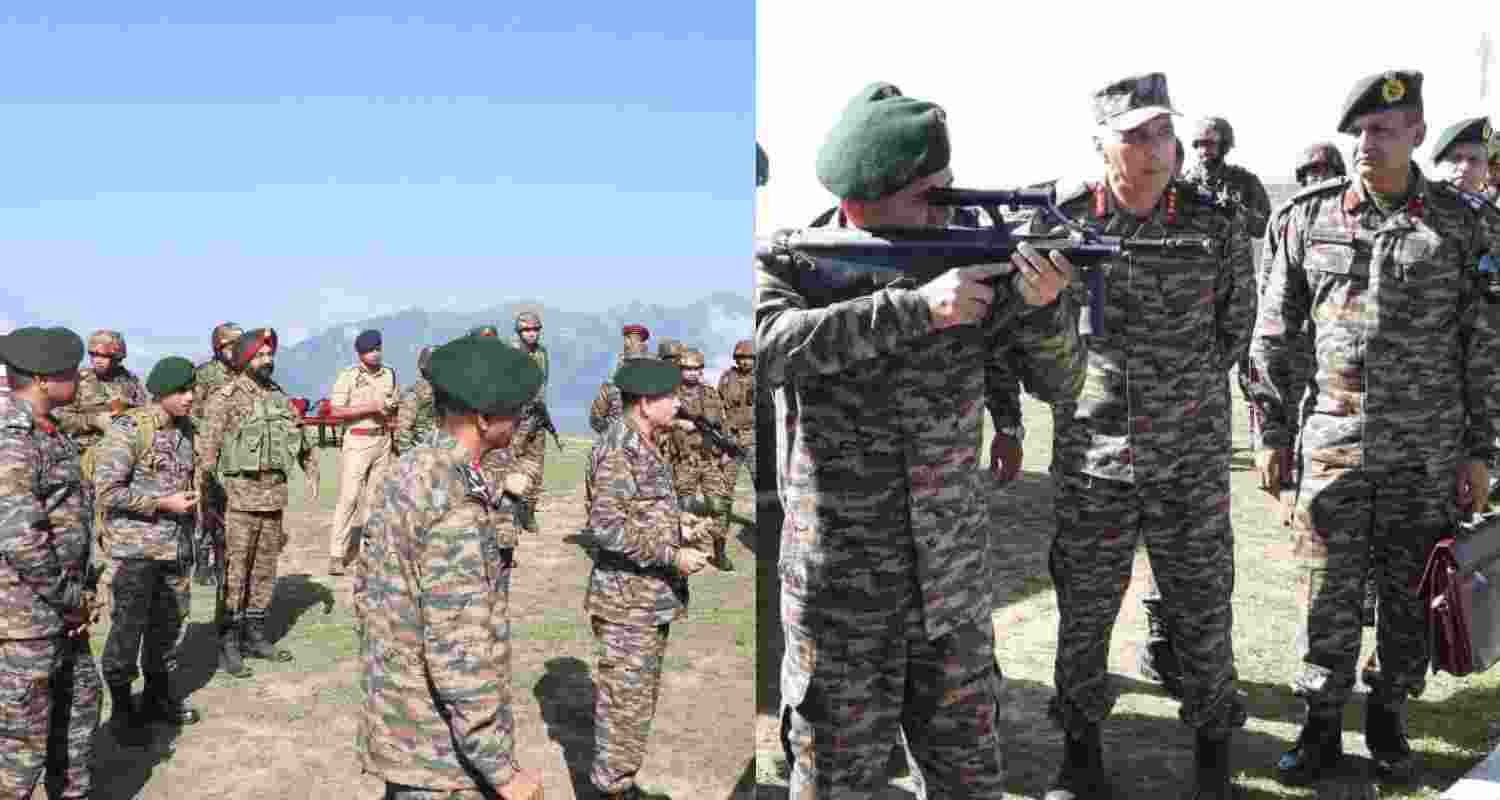 COAS, visited the forward locations of #ChinarCorps & reviewed the security situation along the Line of Control. 