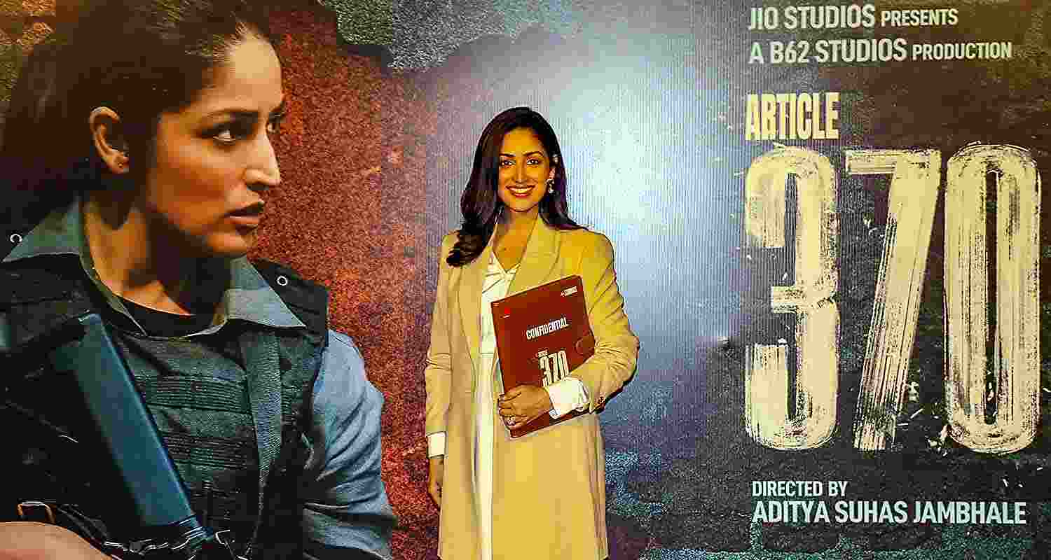 Film-maker Aditya Dhar's wife actress Yami Gautam in upcoming film 'Article 370'.