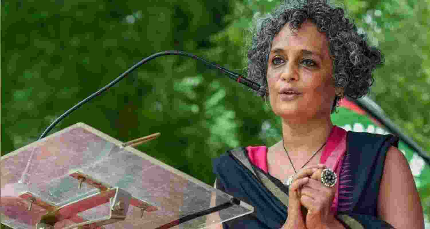 Booker Prize-winning Indian author Arundhati Roy. File photo.