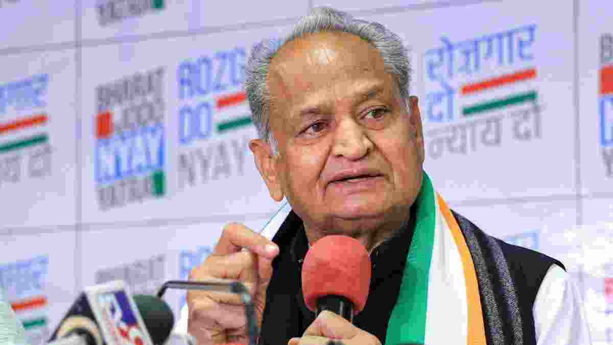 Gehlot accuses BJP of scrapping Congress-led welfare schemes