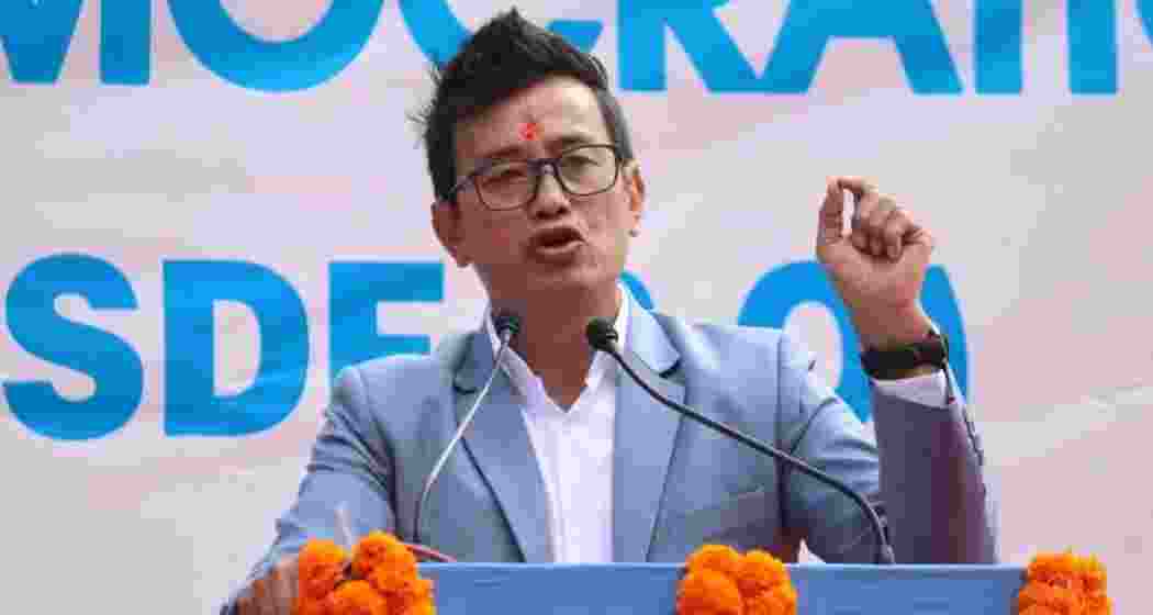 Former Indian football team captain and Sikkim's celebrated sports icon Bhaichung Bhutia.