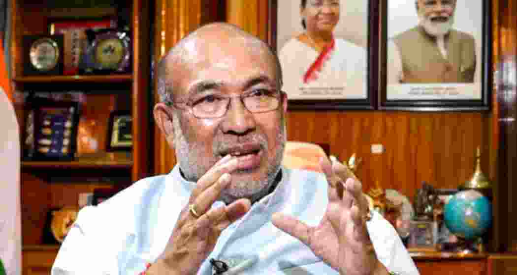 File photo of Manipur Chief Minister N. Biren Singh.